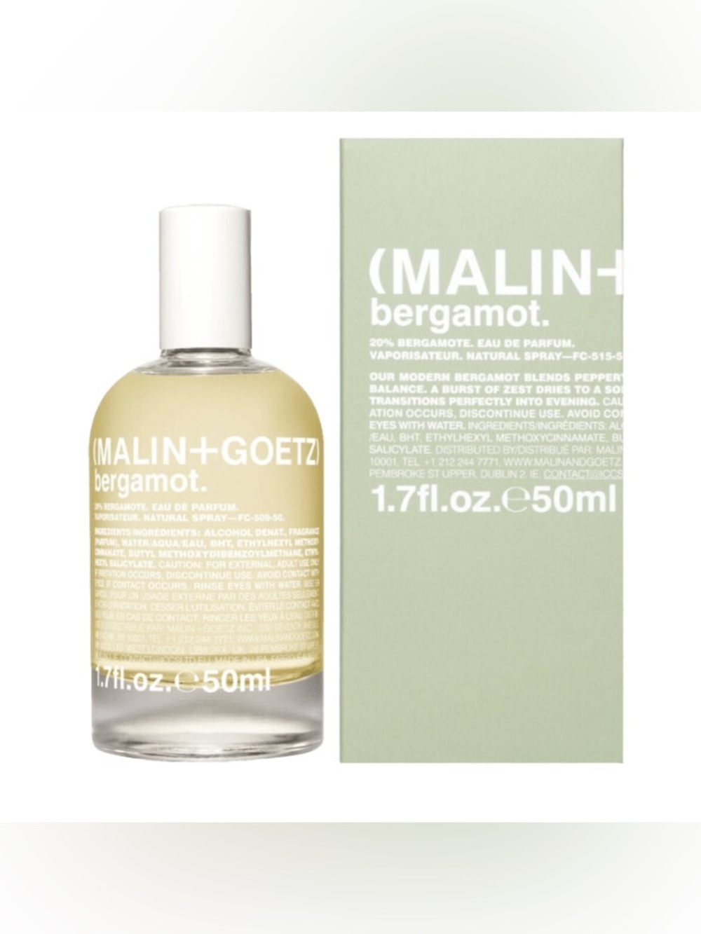MALIN+GOETZ Eau De Parfum in Bergamot 50mL